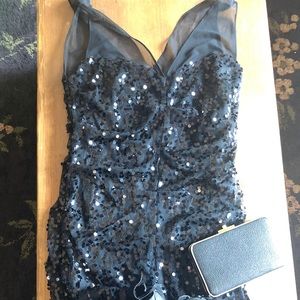 Black sequenced 20’s inspired cocktail dress